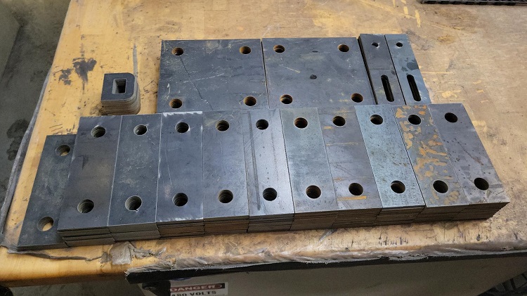 Waterjet plates